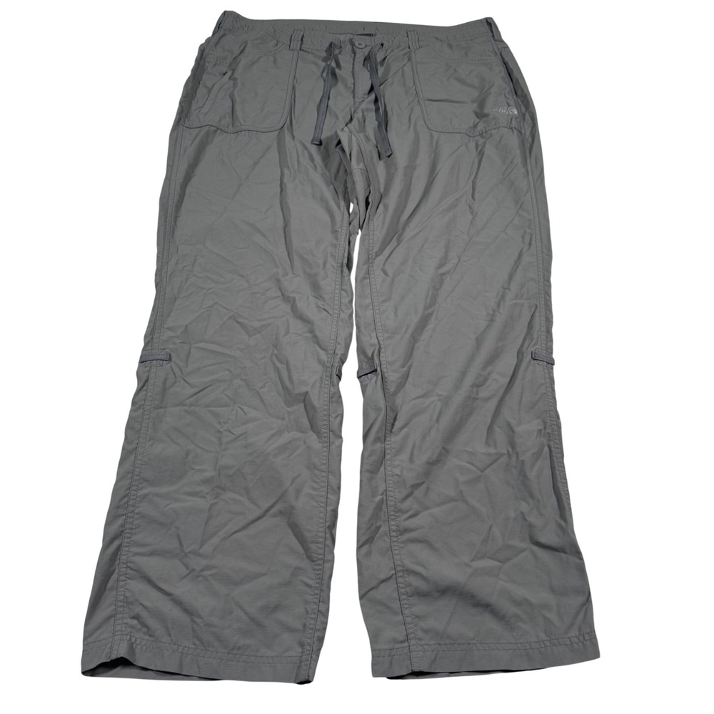 The North Face Hiking Pants Womens 18 Gray Horizon Lightweight Ripstop Trail